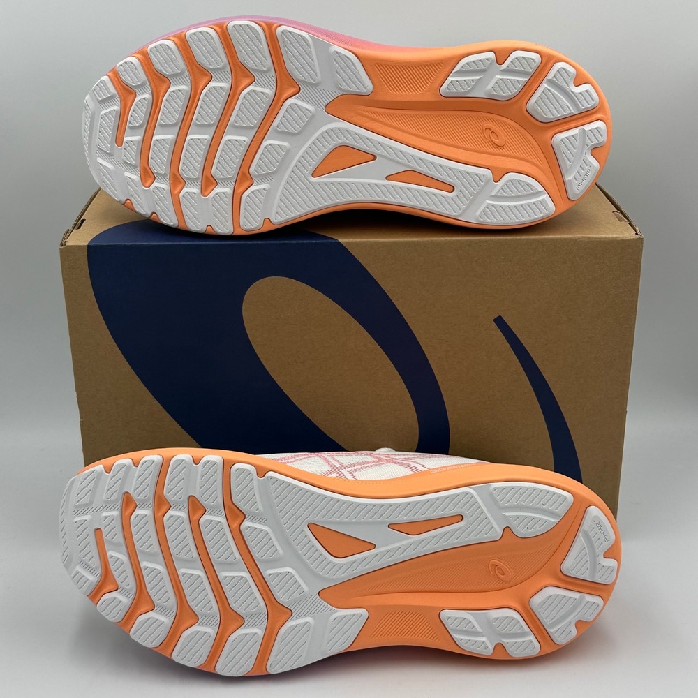 ASICS GT-1000 13 FlyteFoam PureGEL White Coral Reef Women 9.5 Running NIB‎ Shoes - Picture 7 of 11
